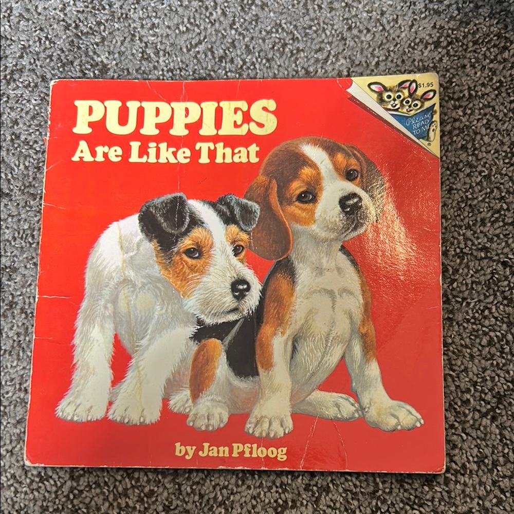 Vintage 1975 Puppies Are Like That Book